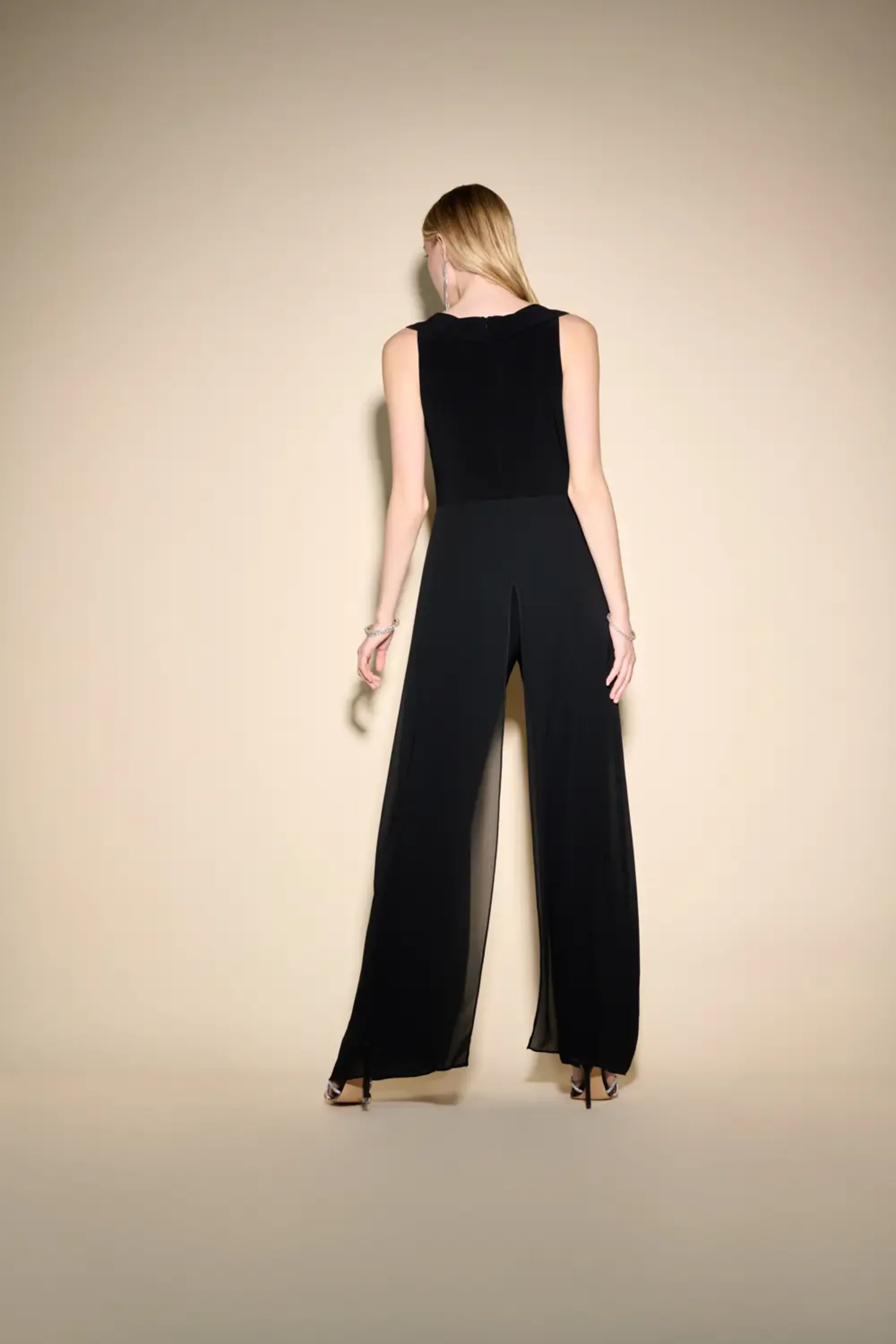 MUSE de Deuxieme Classe JUSPER RIB フーディ Knee-Length Shift Dress with Sheer Sleeves Style 243272